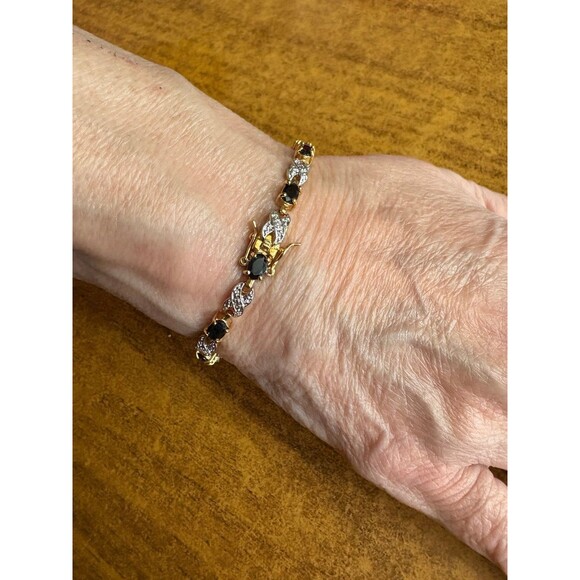 7.5 inch bracelet black onyx - Picture 2 of 2